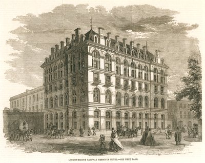 London Bridge Railway Terminus Hotel alkotó: English School