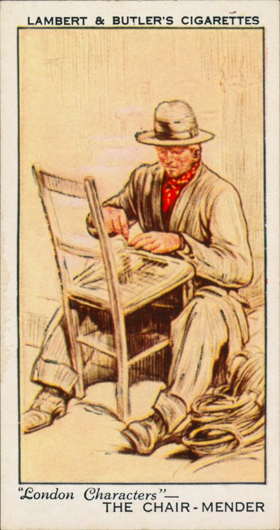 Londoni karakterek: (színes litográfia) alkotó: English School