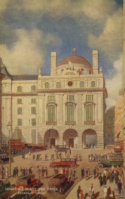 London megyei tűzoltóság, Piccadilly Circus alkotó: English School