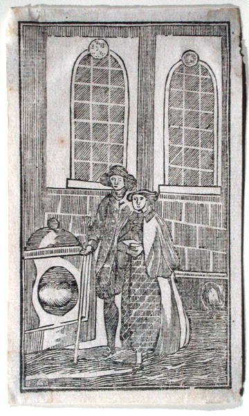 London Stone, Cannon Street, 1700 körül (fametszet) alkotó: English School