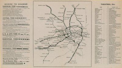 London metró térkép alkotó: English School