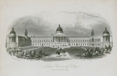 London University College, a tervezett szárnyakkal alkotó: English School