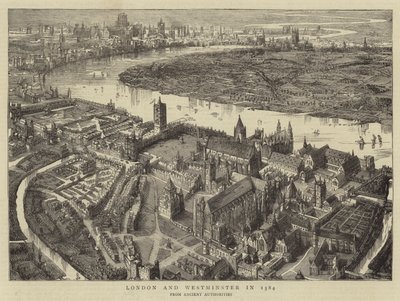 London és Westminster 1584-ben alkotó: English School