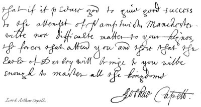 Lord Arthur Capell alkotó: English School