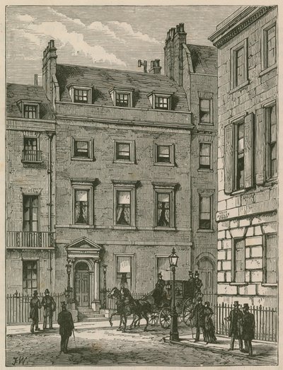 Lord Beaconsfields ház, Curzon Street 19, Mayfair alkotó: English School