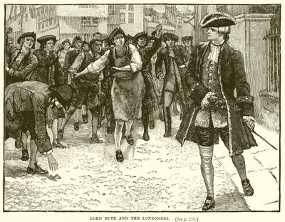 Lord Bute és a londoniak alkotó: English School