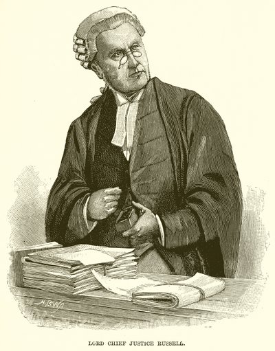 Lord Russell főbíró alkotó: English School