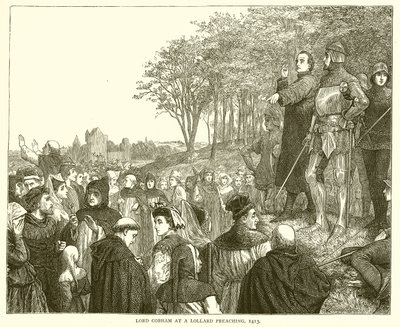 Lord Cobham egy lollardi prédikáción, 1413 alkotó: English School