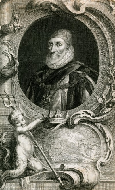 Lord Howard of Effingham, a flotta armada tengernagya alkotó: English School