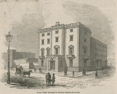 Lord John Russells Ház, Chesham Place, Belgrave Square alkotó: English School