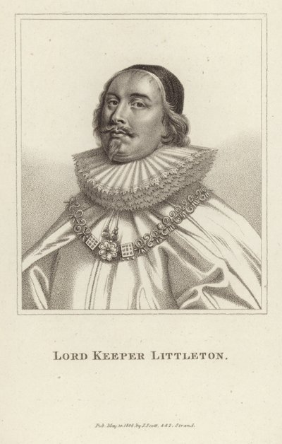 Lord Keeper Littleton alkotó: English School