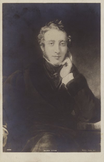 Lord Lytton (1803-1873), angol politikus, regényíró, költő és drámaíró (litho) alkotó: English School