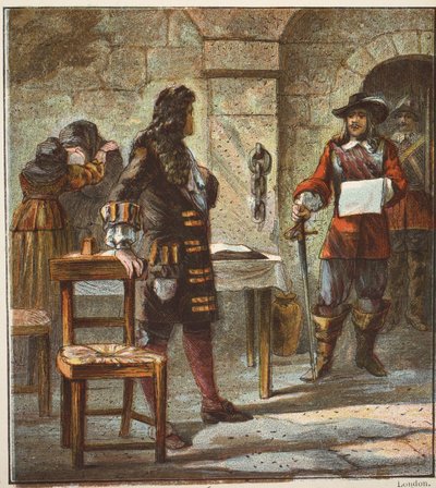 Lord W. Russell Elítélt, pub. 1890 (színes litográfia) alkotó: English School