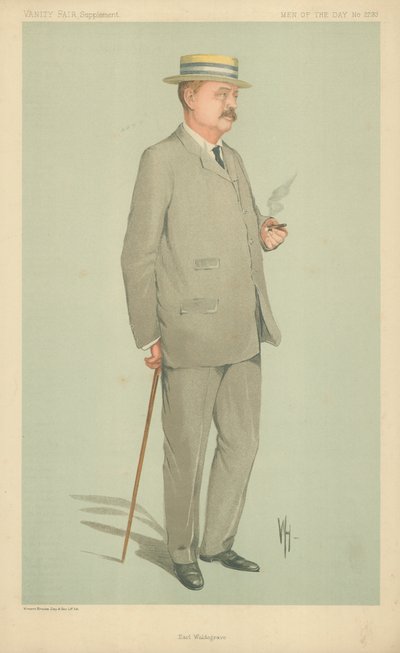Lord Waldegrave, Earl Waldegrave, 1912. október 9., Vanity Fair rajzfilm alkotó: English School