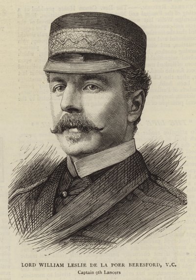 Lord William Leslie de la Poer Beresford, VC (metszet) alkotó: English School