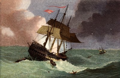 A Kent East Indiaman elvesztése alkotó: English School
