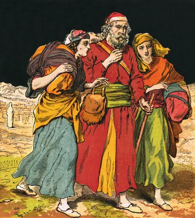 Lót feleségével és lányaival alkotó: English School