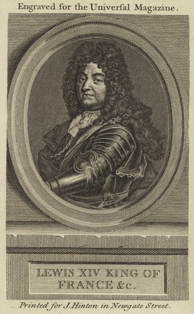 XIV. Lajos francia király alkotó: English School