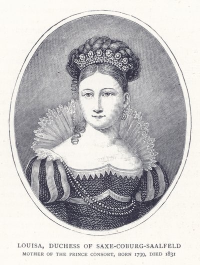 Louisa, Szász-Coburg-Saalfeld hercegnője alkotó: English School