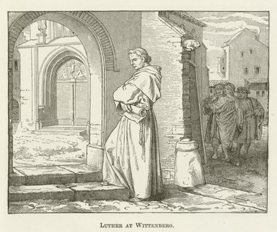 Luther Wittenbergben alkotó: English School