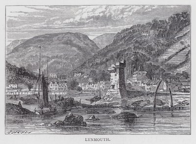 Lynmouth (metszet) alkotó: English School