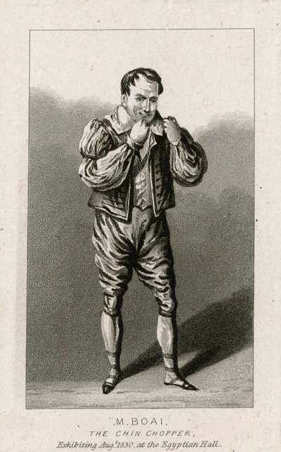 M Boai, az állvágó. 1830 augusztusa, az egyiptomi terem alkotó: English School