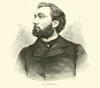M Gambetta, 1870. szeptember alkotó: English School