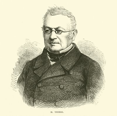 M Thiers, 1870. szeptember alkotó: English School