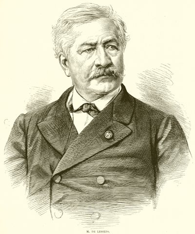 M. de Lesseps alkotó: English School