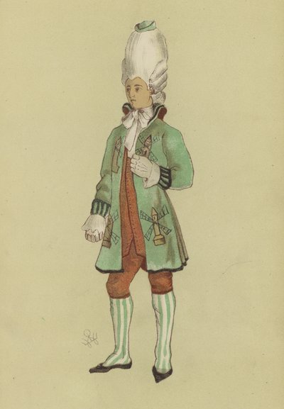 György uralkodásának makarónija III alkotó: English School