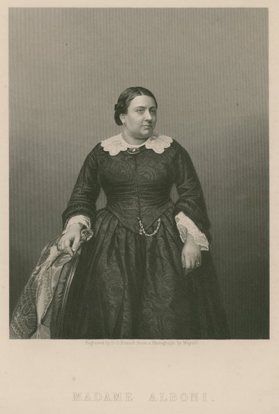 Madame Albani, szoprán; fénykép alkotó: English School