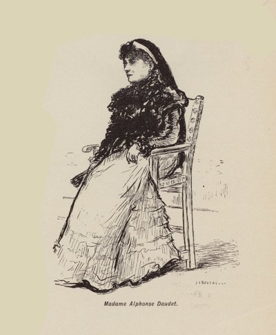 Madame Alphonse Daudet (litográfia) alkotó: English School
