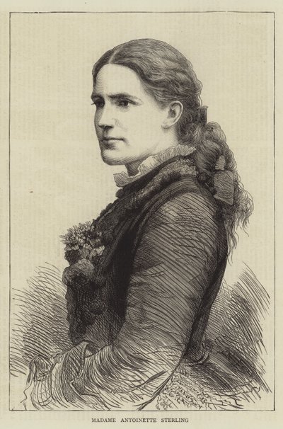 Madame Antoinette Sterling (metszet) alkotó: English School