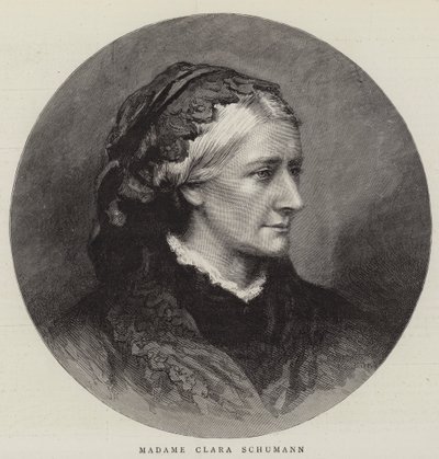 Madame Clara Schumann (metszet) alkotó: English School