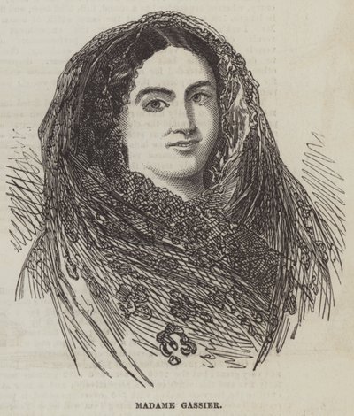 Madame Gassier (metszet) alkotó: English School