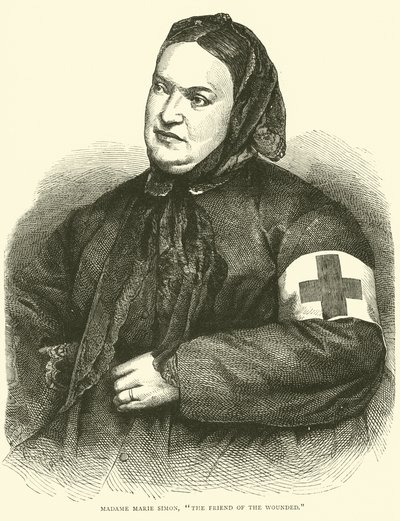 Madame Marie Simon, A sebesültek barátja, 1871. január alkotó: English School