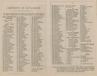 Madame Tussaud & Sons kiállítás katalógusa 1875-re alkotó: English School