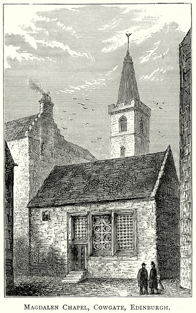 Magdalen Chapel, Cowgate, Edinburgh (metszet) alkotó: English School