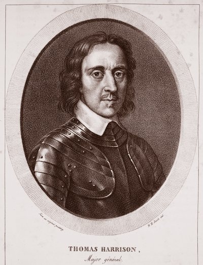 Thomas Harrison vezérőrnagy, N. H. Jacobnak tulajdonítva, de Langlume metszete alkotó: English School