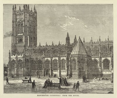 Manchesteri katedrális, délről alkotó: English School