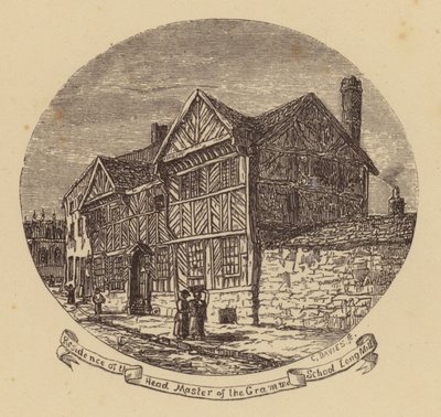 Manchester: a gimnázium igazgatójának lakóhelye, Long Mill (metszet) alkotó: English School