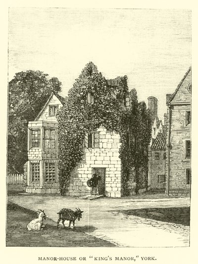 Manor-House vagy Kings Manor, York alkotó: English School