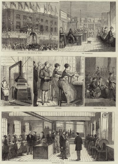 Acél tollak gyártása alkotó: English School