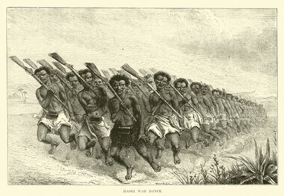 Maori háborús tánc alkotó: English School