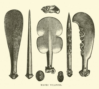 Maori fegyverek alkotó: English School
