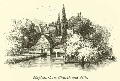 Mapledurham templom és malom alkotó: English School