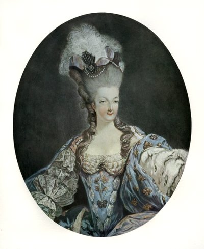 Marie Antoinette, Franciaország királynője (nyomtatás) alkotó: English School