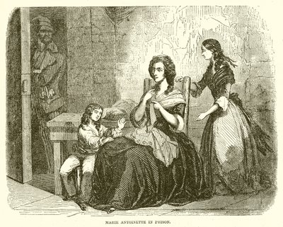 Marie Antoinette a börtönben alkotó: English School