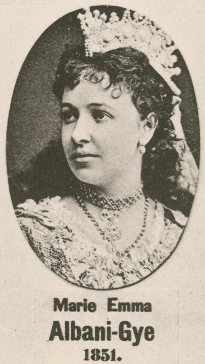 Marie Emma Albani-Gye (mélynyomás) alkotó: English School