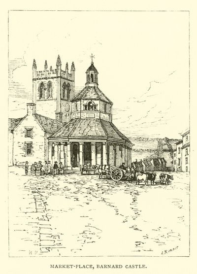 Market-Place, Barnard kastély alkotó: English School